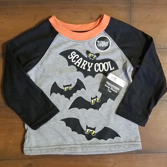 Halloween Bat Toddler Long Sleeve Shirt - Picture 4 of 7
